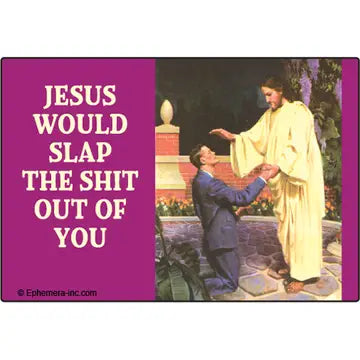 Jesus Slaps Magnet