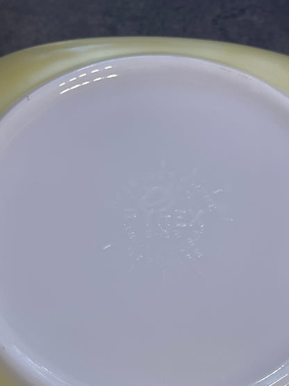 Pyrex #525B-025 Yellow Square Bowl