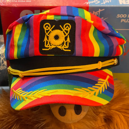 Rainbow Captain's Hat