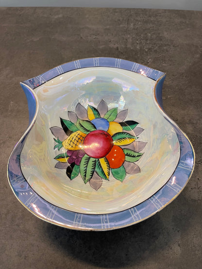 Noritake Lusterware Bent Bowl