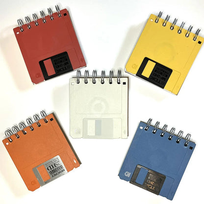 Upcycled 3.5" Floppy Disk Journals