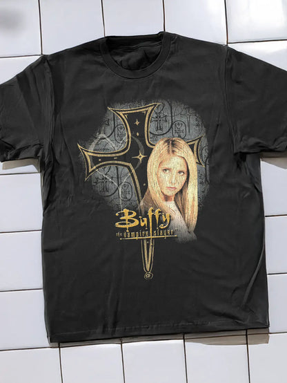 Buffy 1998 Promo Logo TShirt