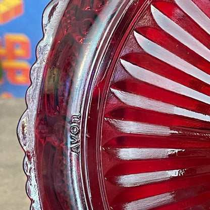 Avon Ruby Red Round Platter