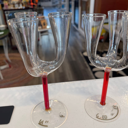 Set of 4 Goldschlager Triple Shot Glass