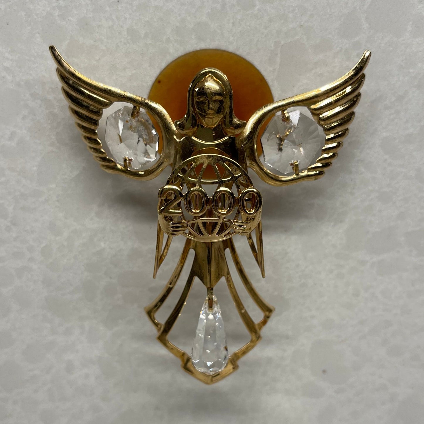 Mascot Int Gold Plated Y2K Angel Sun-catcher