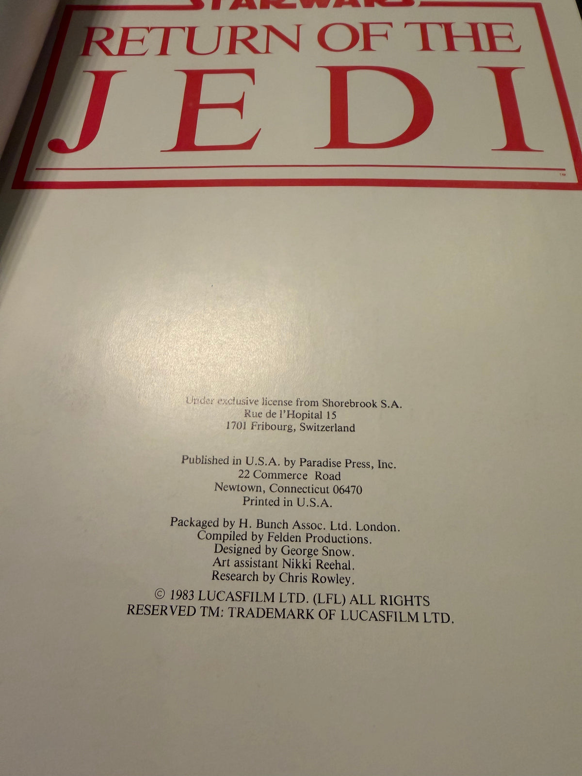 Return of the Jedi - Official Collectors Edition