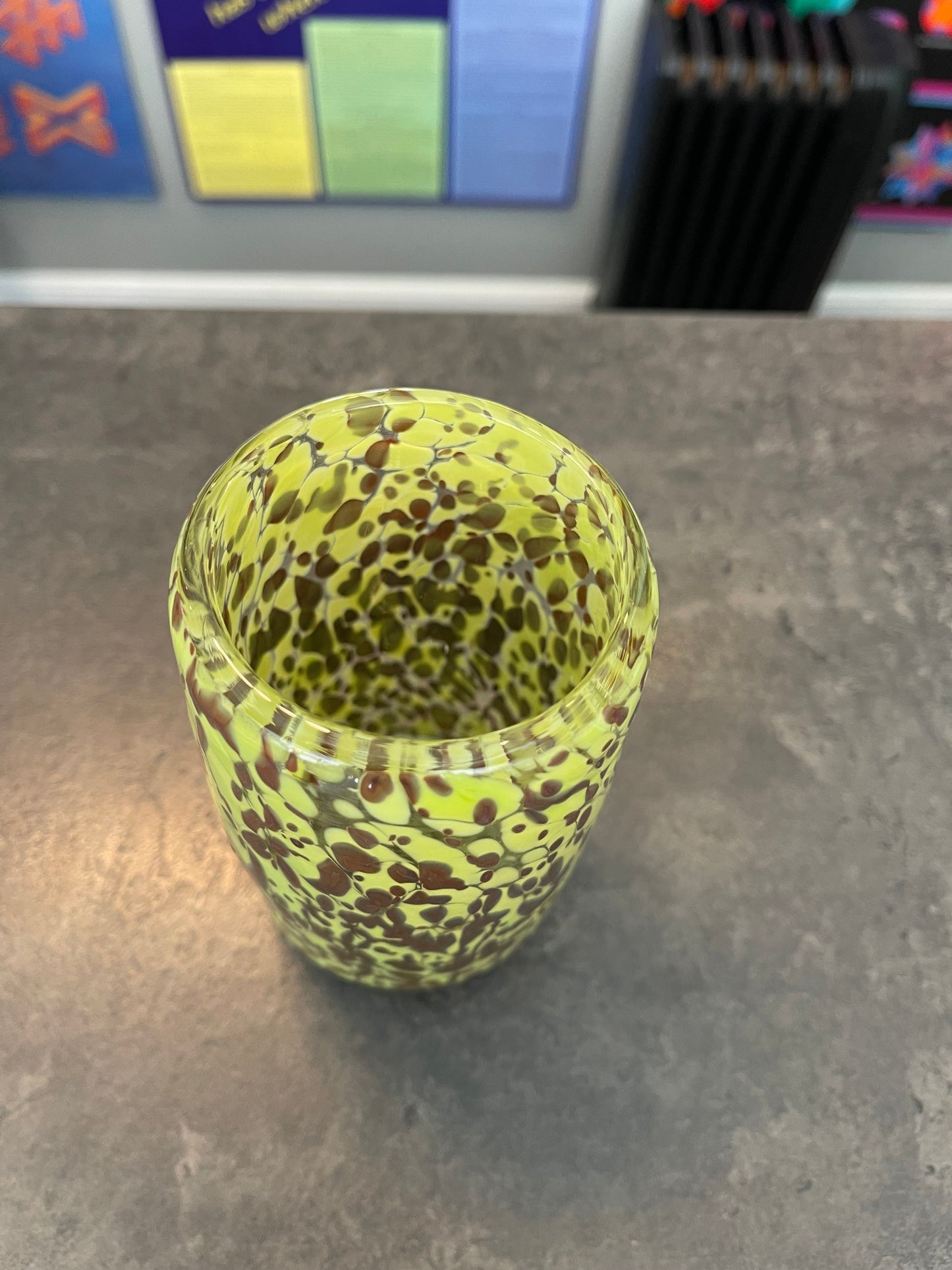 Murano Style Glass Vase