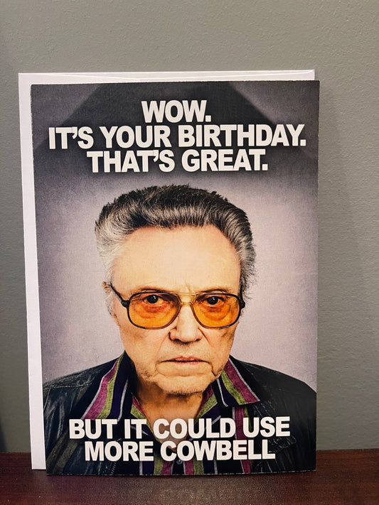 Cowbell Greeting Card