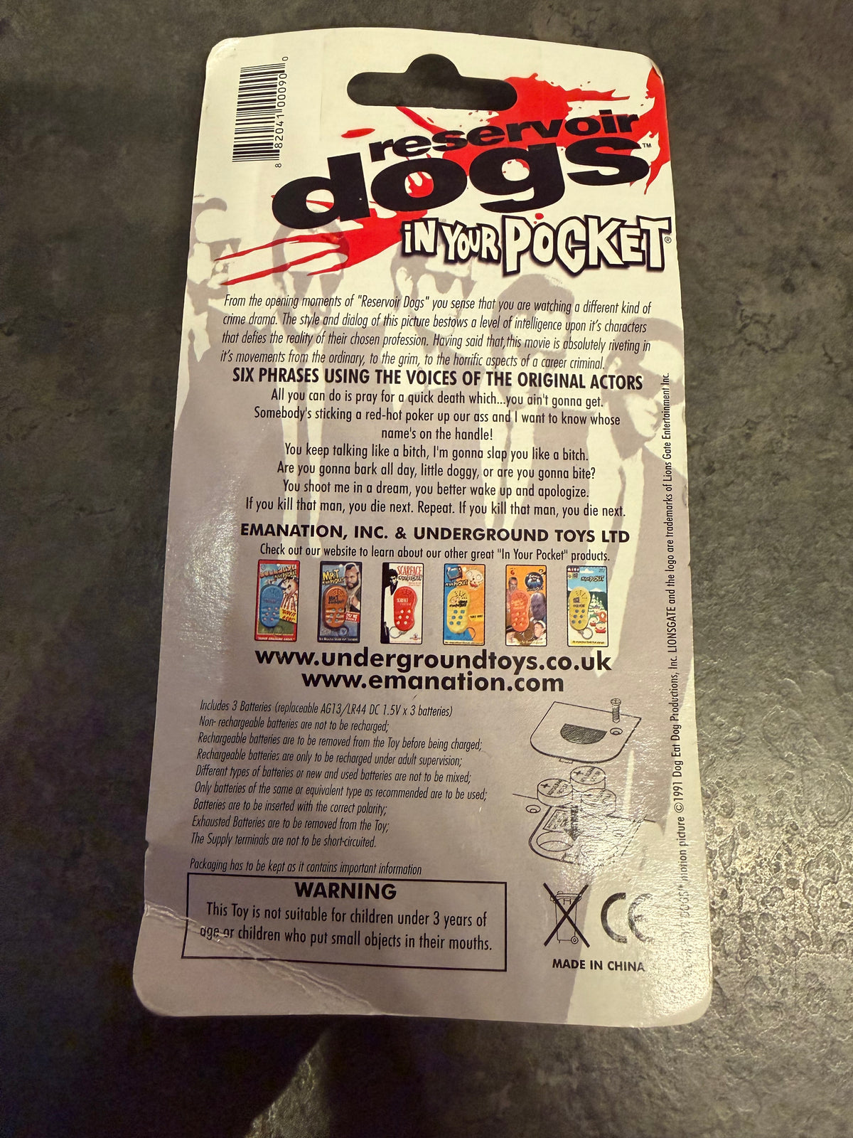 Reservoir Dogs in your Pocket Keychain