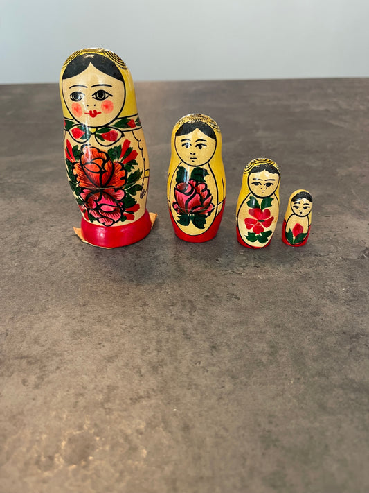 4 Piece Nesting Doll Set