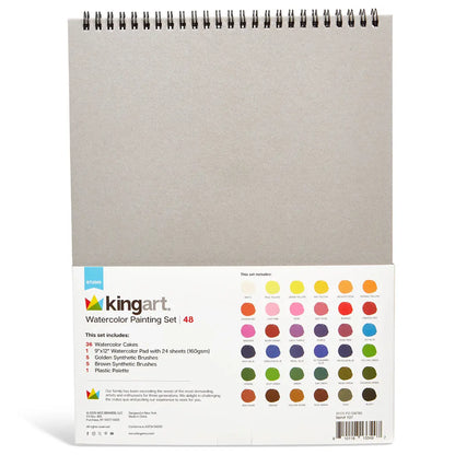 Watercolor Paint Set 48 Pc.
