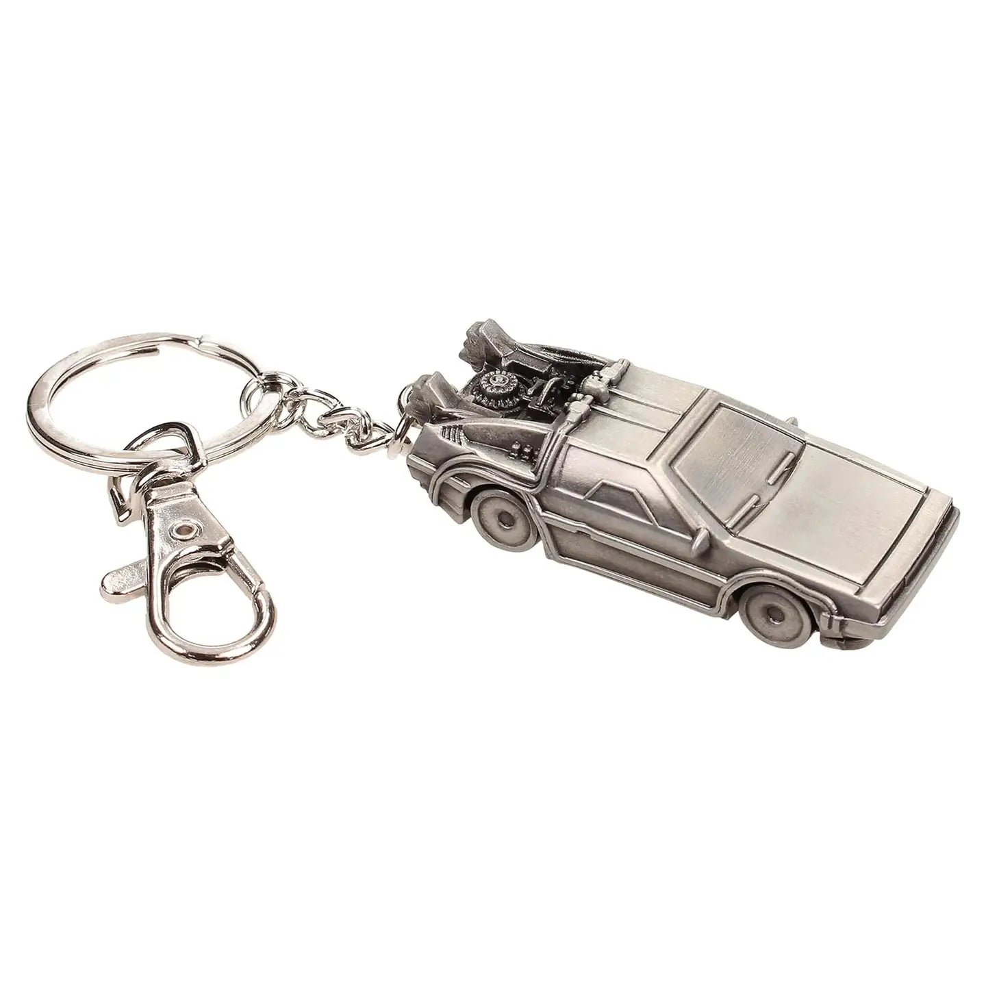 Delorean Back to the Future Metal Keychain