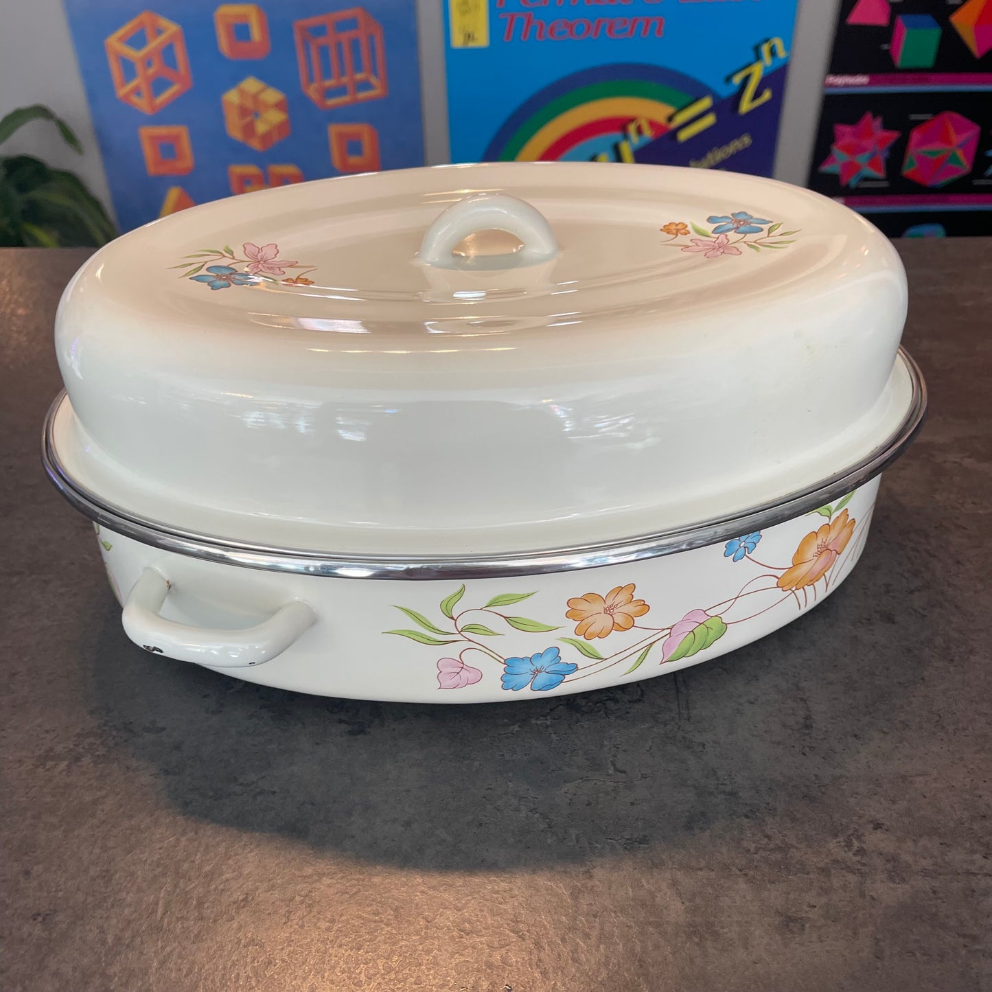 Enameled Roasting Pan