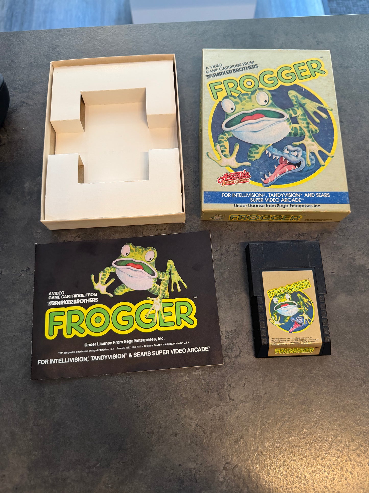 Frogger - Intellivision Game in Box