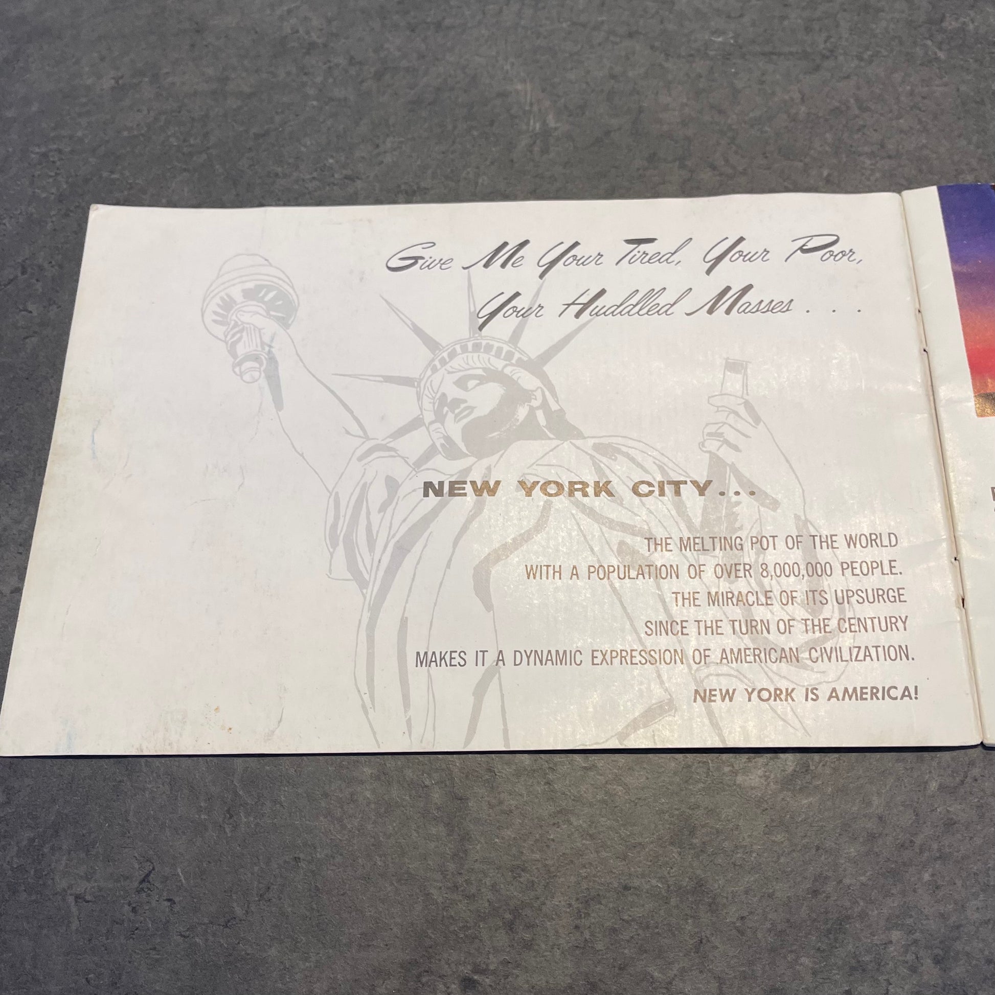 New York Souvenir Booklet