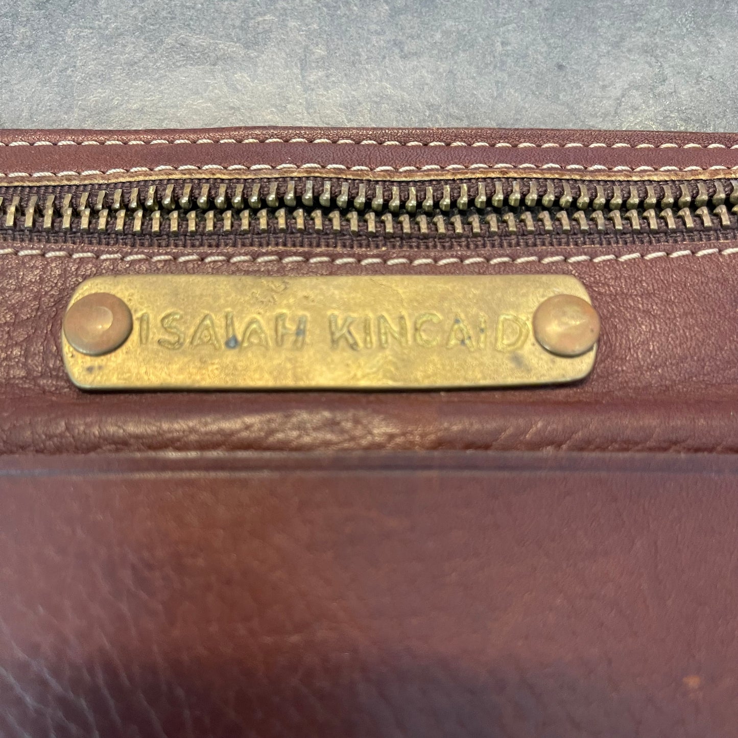 Isaiah Kincaid Leather Clutch