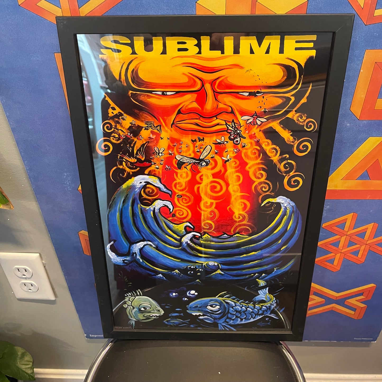Sublime Sun and Fish Poster (Reprint)