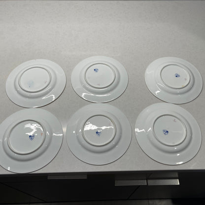 Set of 6 Grainger and Co Worcester Dessert Plates