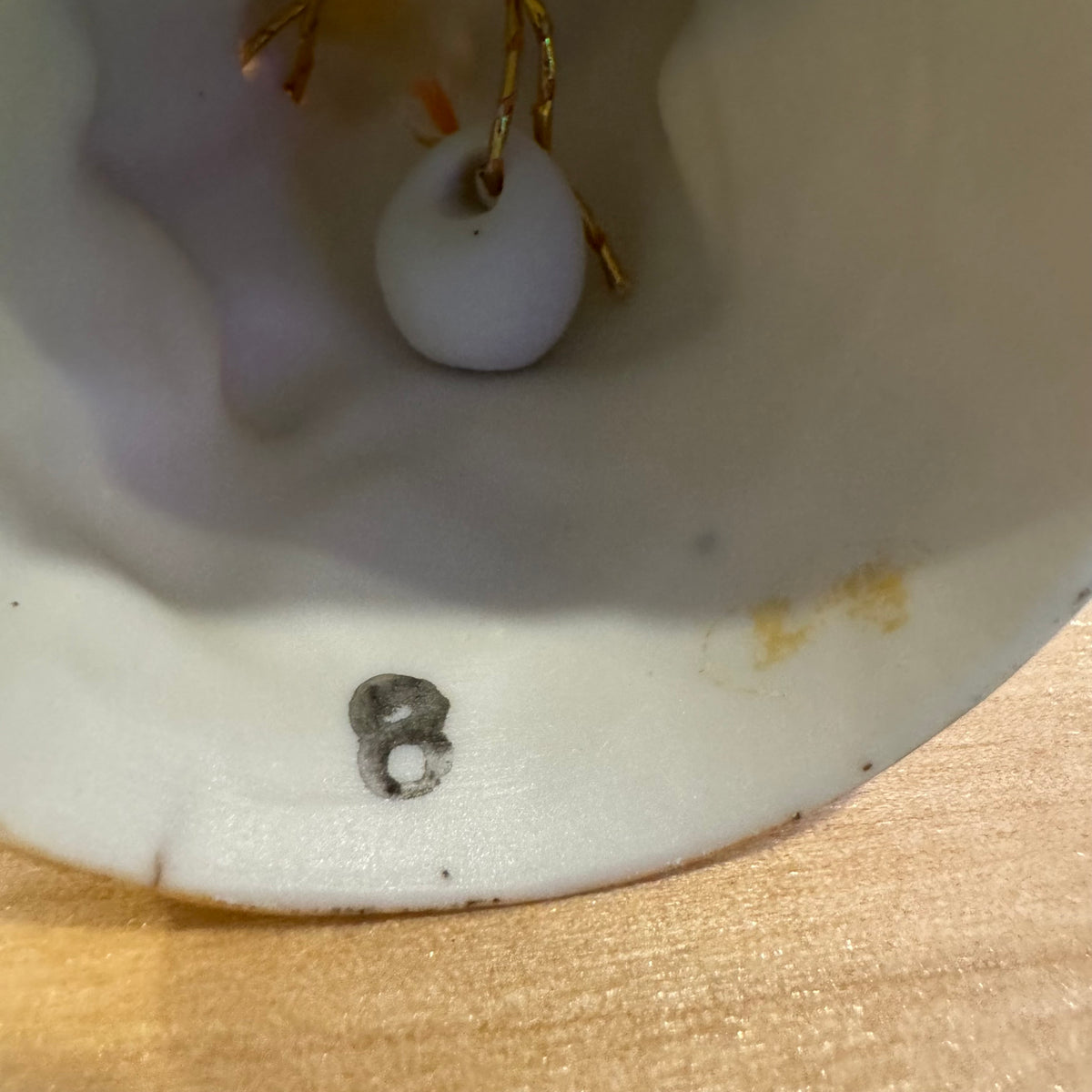 Jasco Porcelain Bell Girl with Flowers and Cat