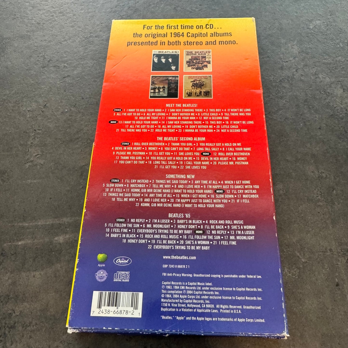 The Beatles - 2004 4x CD Box Set The Capital Albums Vol. 1 