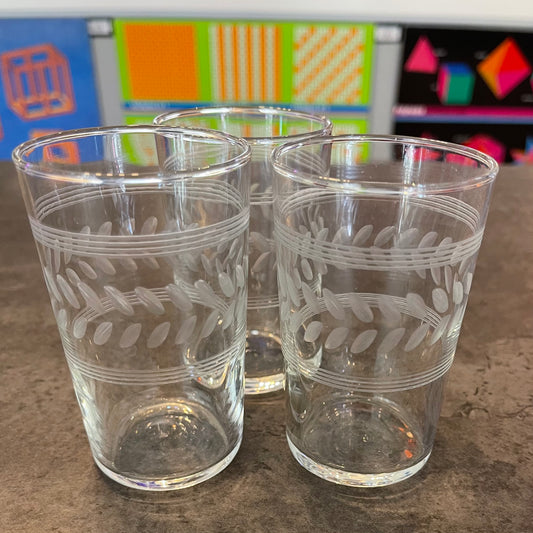 Set of 3 Libby Juice Glasses