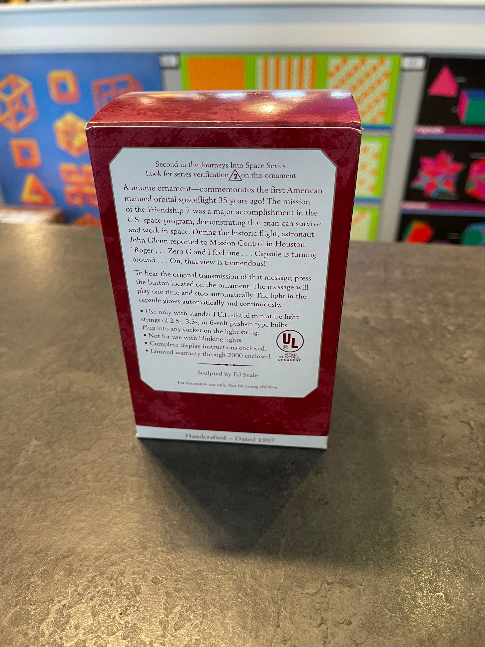 Friendship 7 Hallmark Ornament