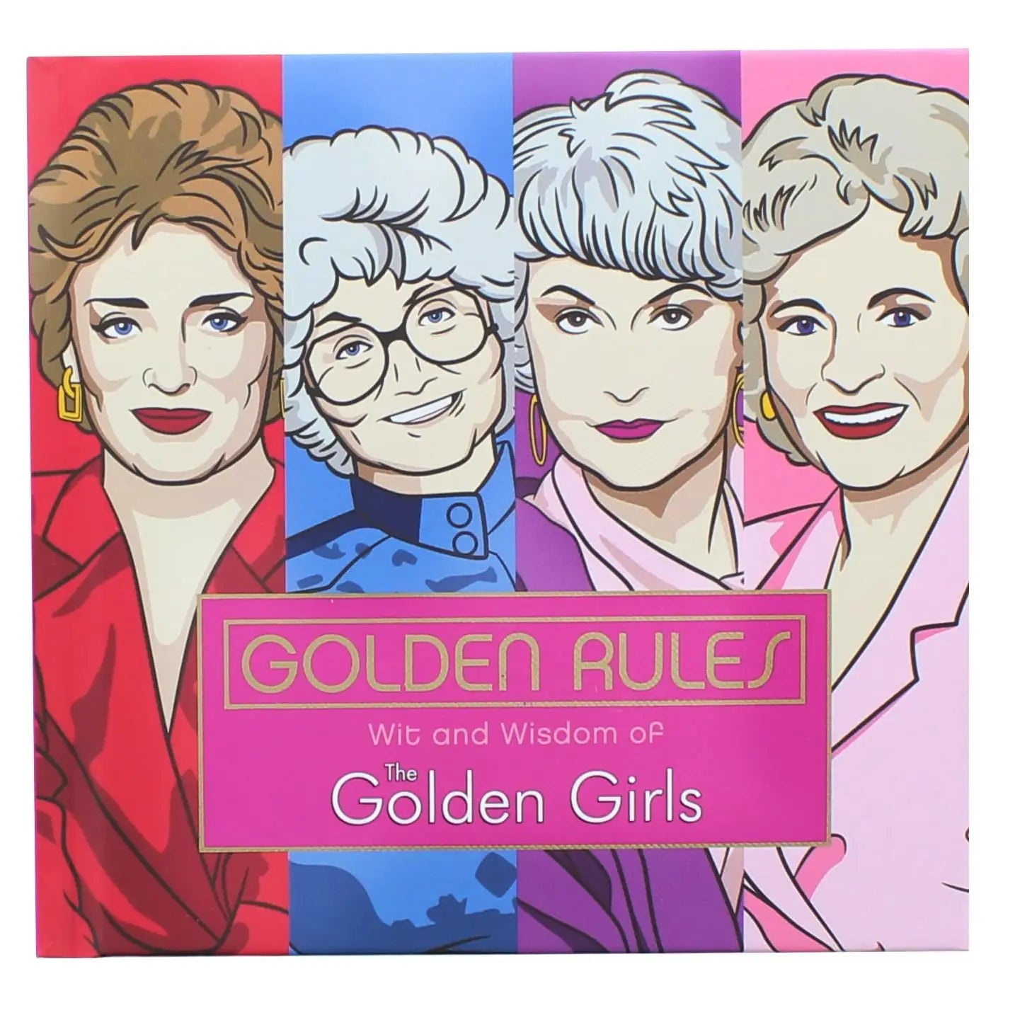 'Golden Rules Wit and Wisdom' Golden Girls Hardcover Book