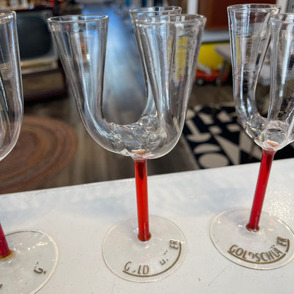 Set of 4 Goldschlager Triple Shot Glass