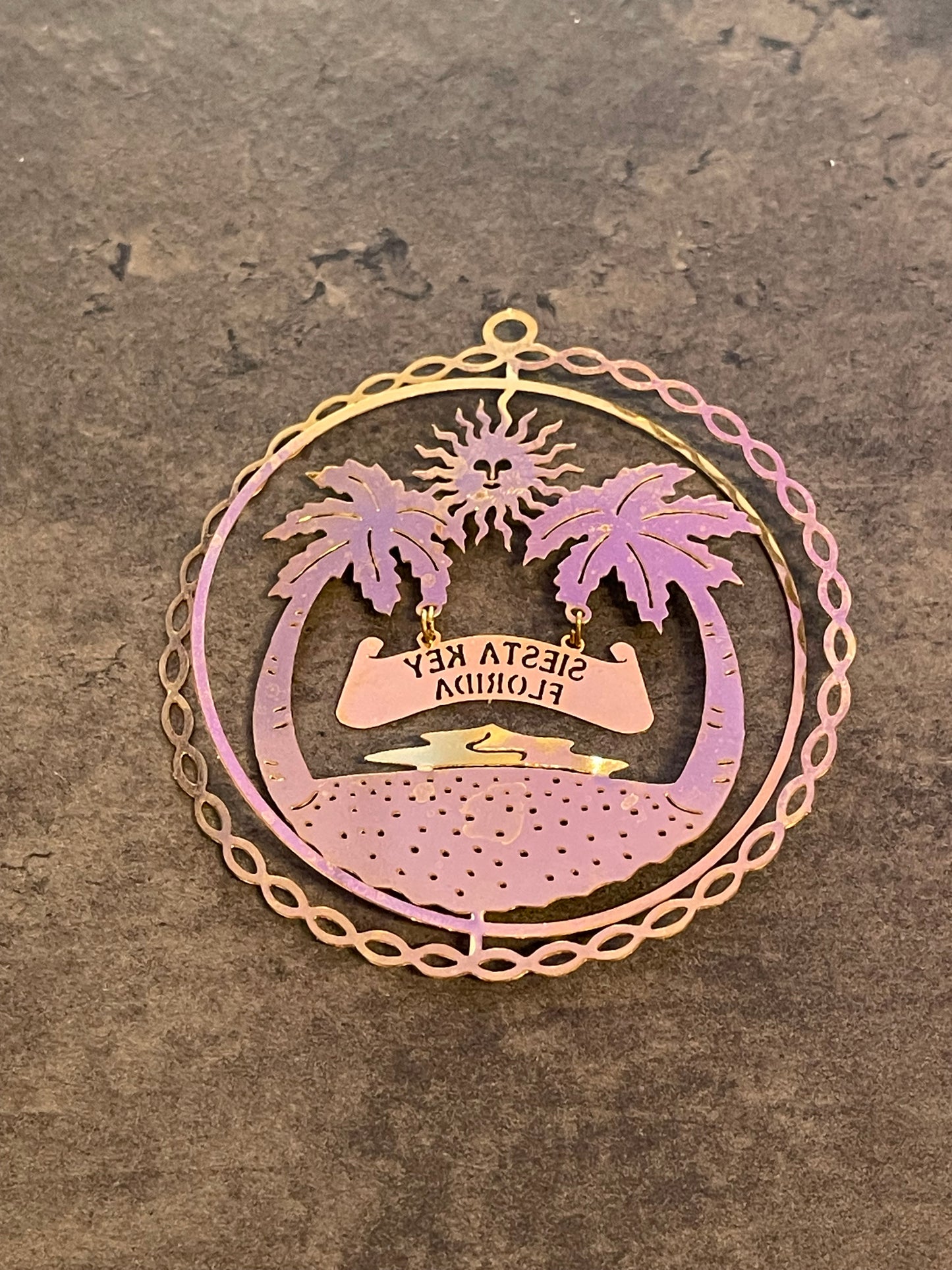 Brass Siesta Key Ornament