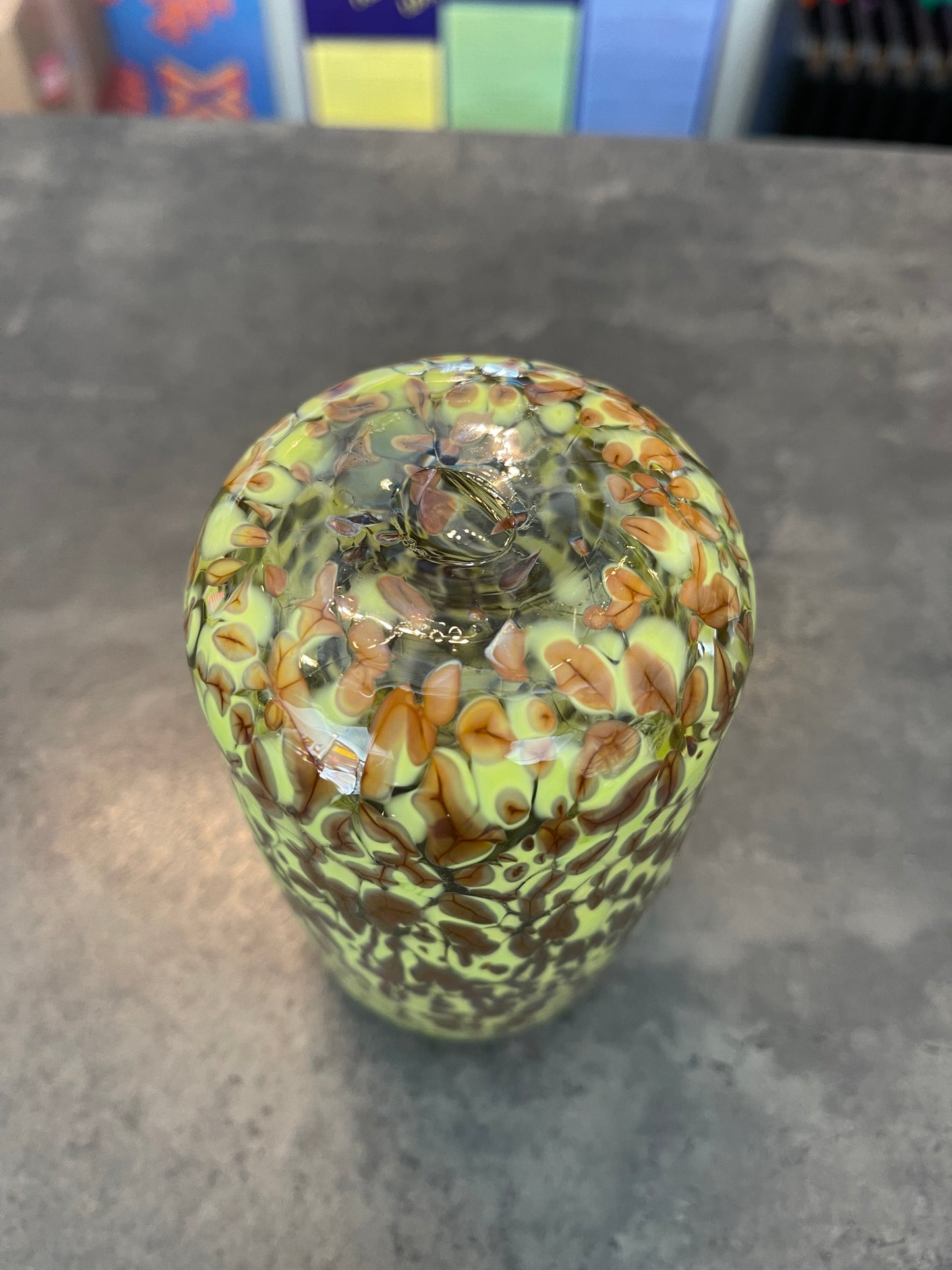 Murano Style Glass Vase