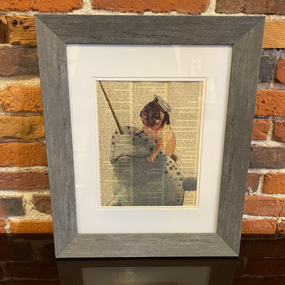 Pug Narwhal Print