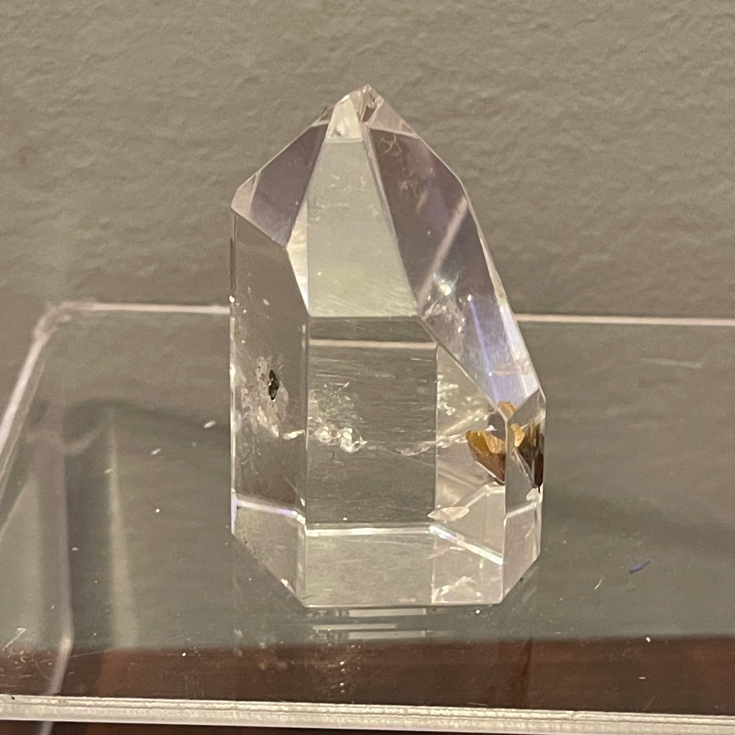 Clear Quart Point with Inclusions