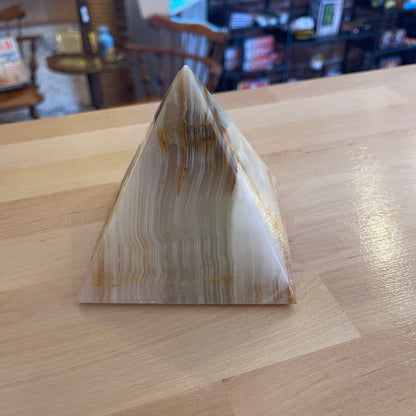 Aquarius Pyramid Paperweight