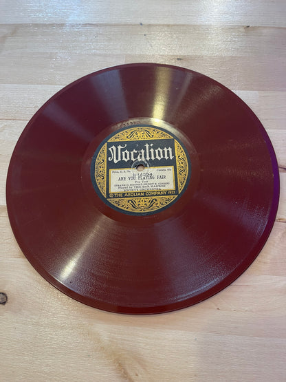 78 RPM Shellac Record