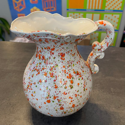 Splatter Glaze Pitcher
