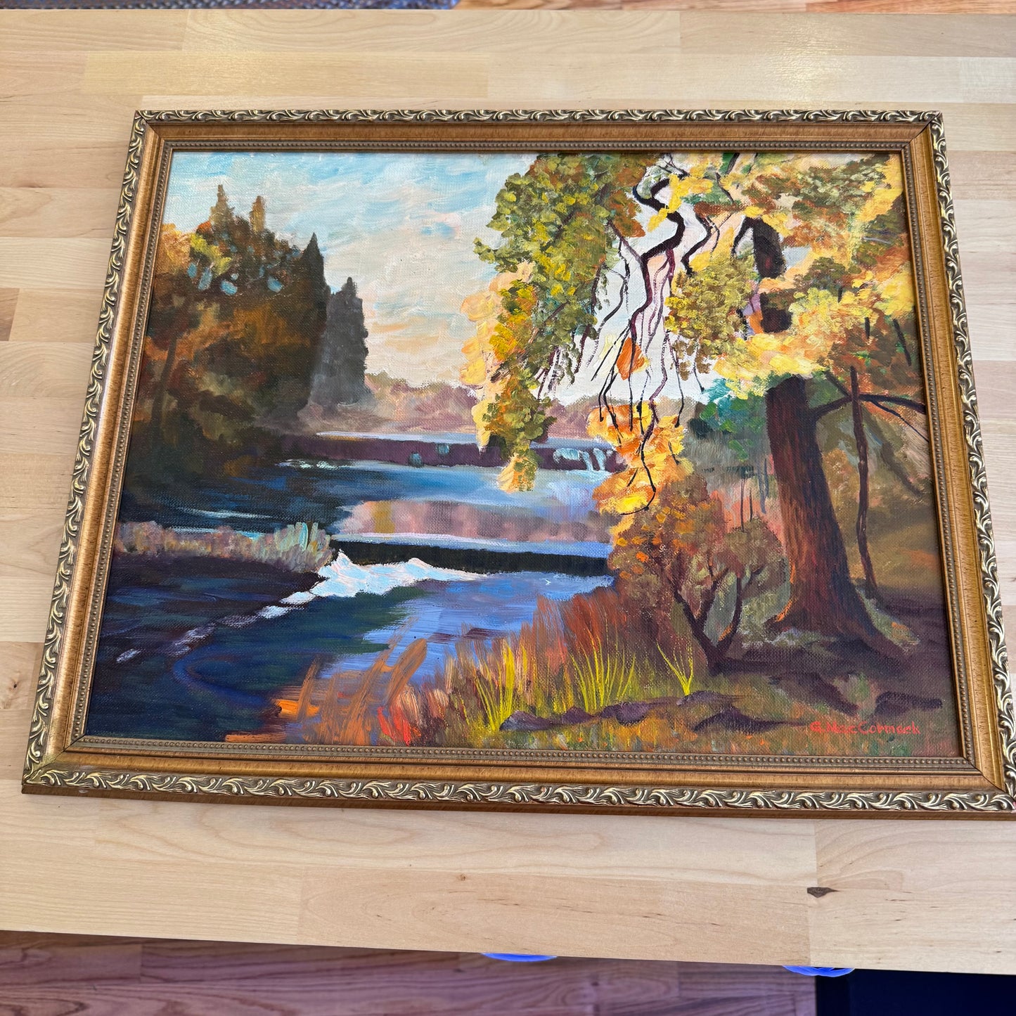 Landscape Oil by G. MacCormack