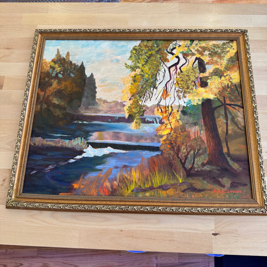 Landscape Oil by G. MacCormack