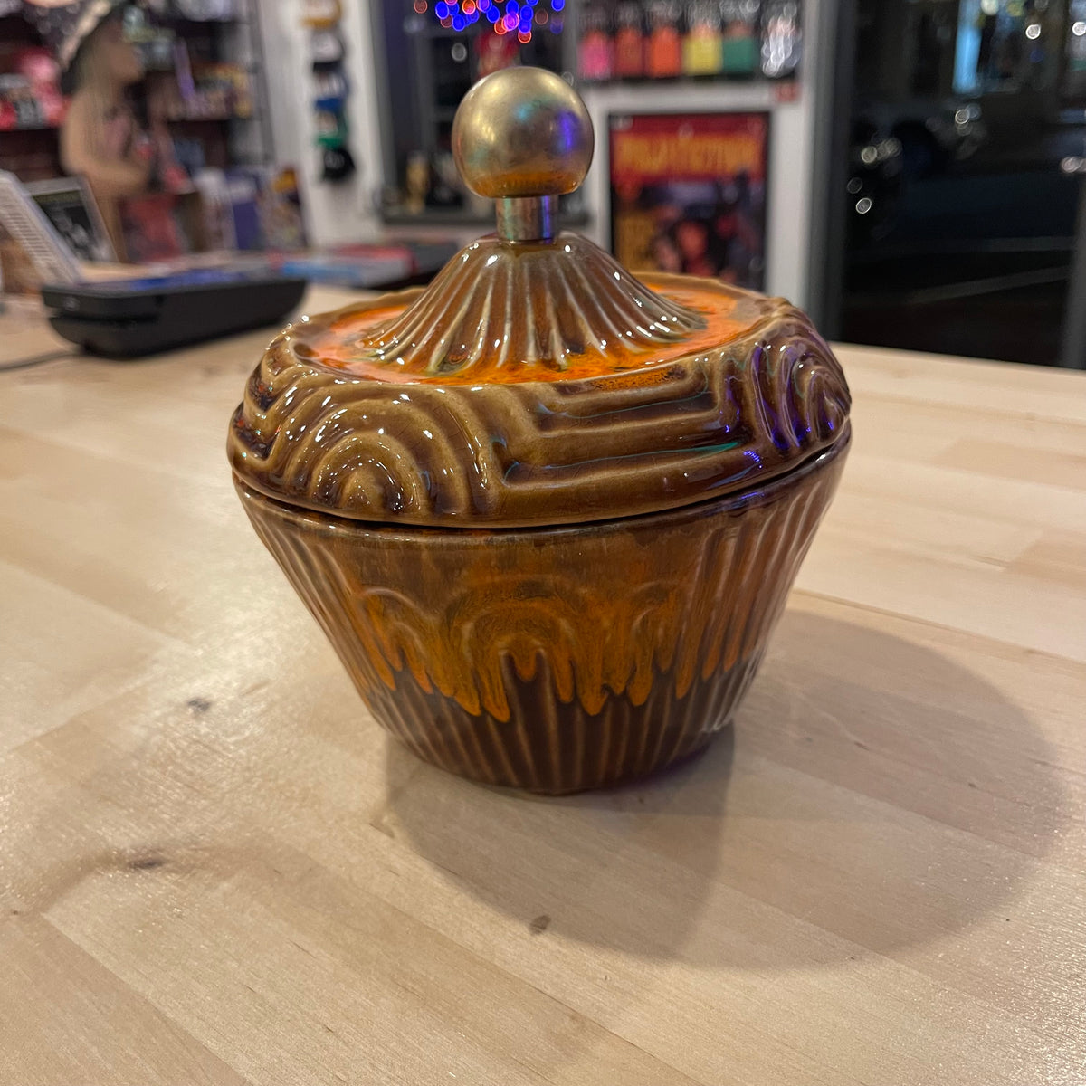 California Pottery Covered Dish