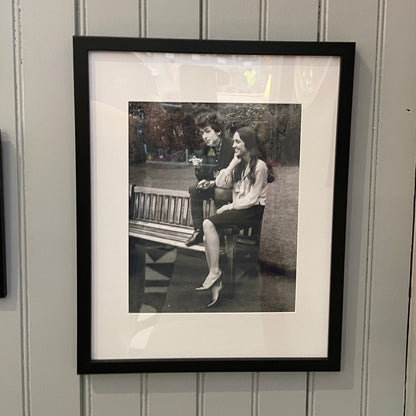 Bob Dylan and Joan Baez Framed Photo Print