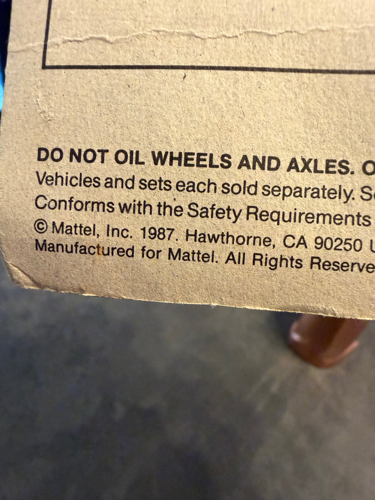 20th Anniversary Hot Wheels Special Collectors Edition
