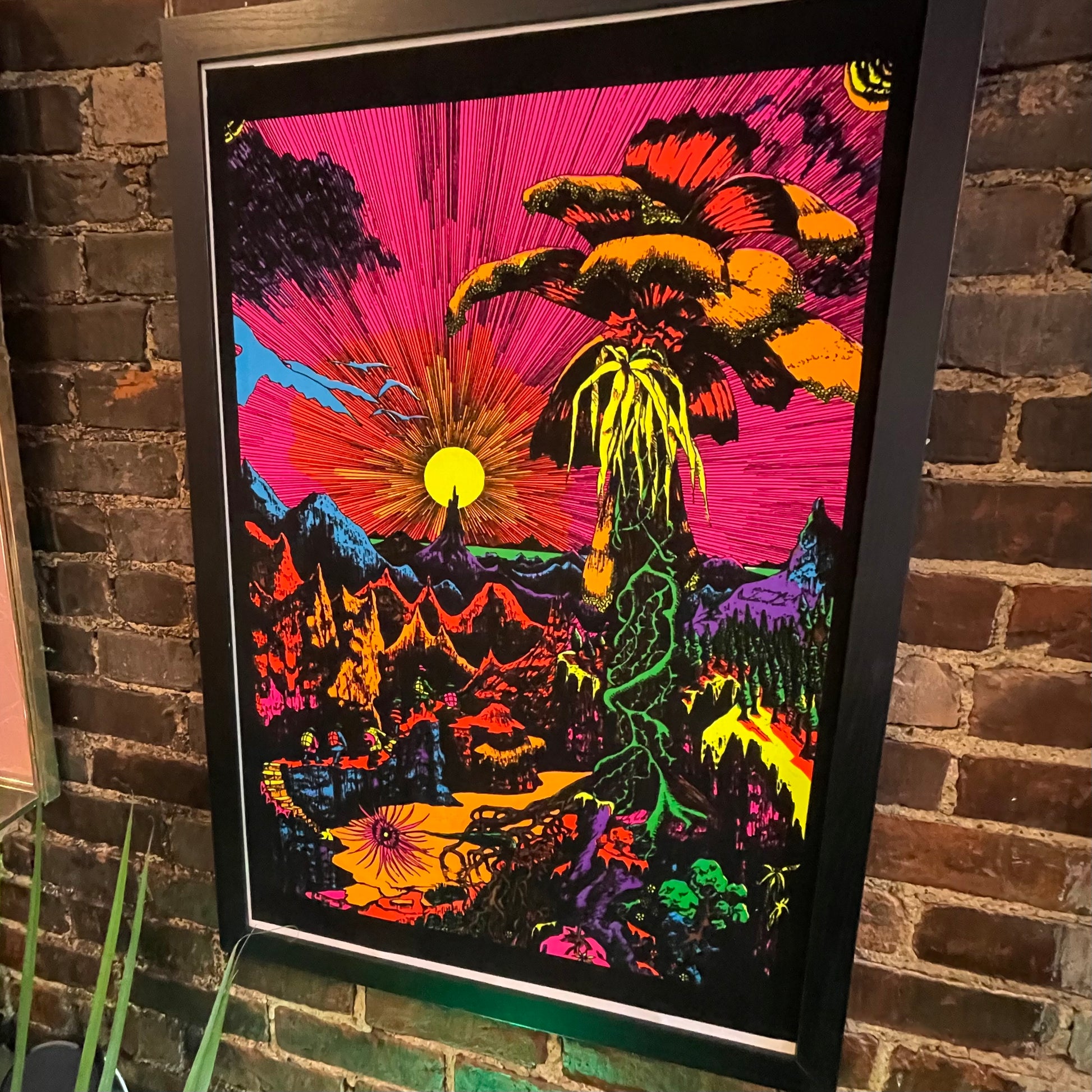 Lost Horizon Velvet Black Light Poster