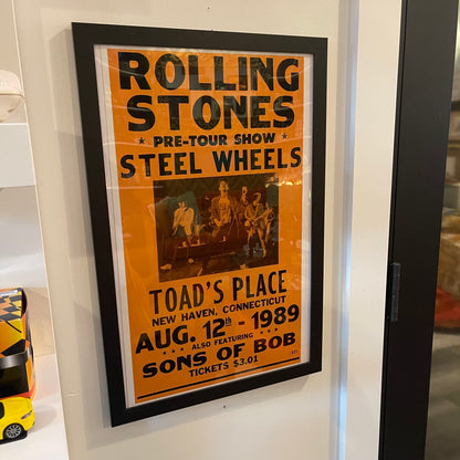 Framed Rolling Stones Concert Poster