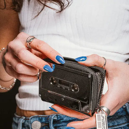 Small Retro Cassette Wallet