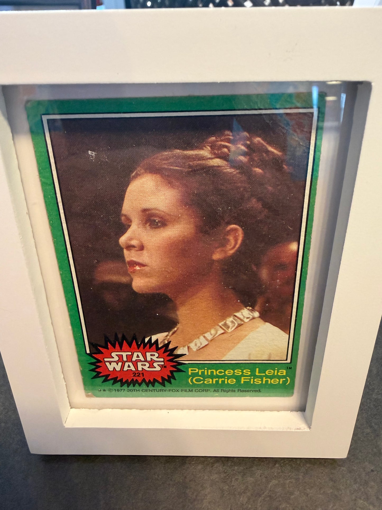 Princess Leia Card Framed