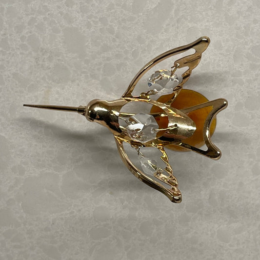 Mascot Int Gold Plated Hummingbird Sun-catcher