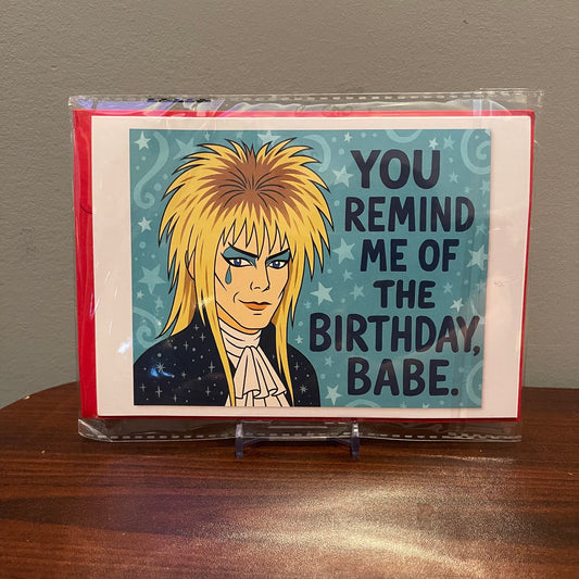Labyrinth Birthday Card