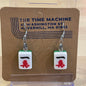 Mahjong Tile Earrings