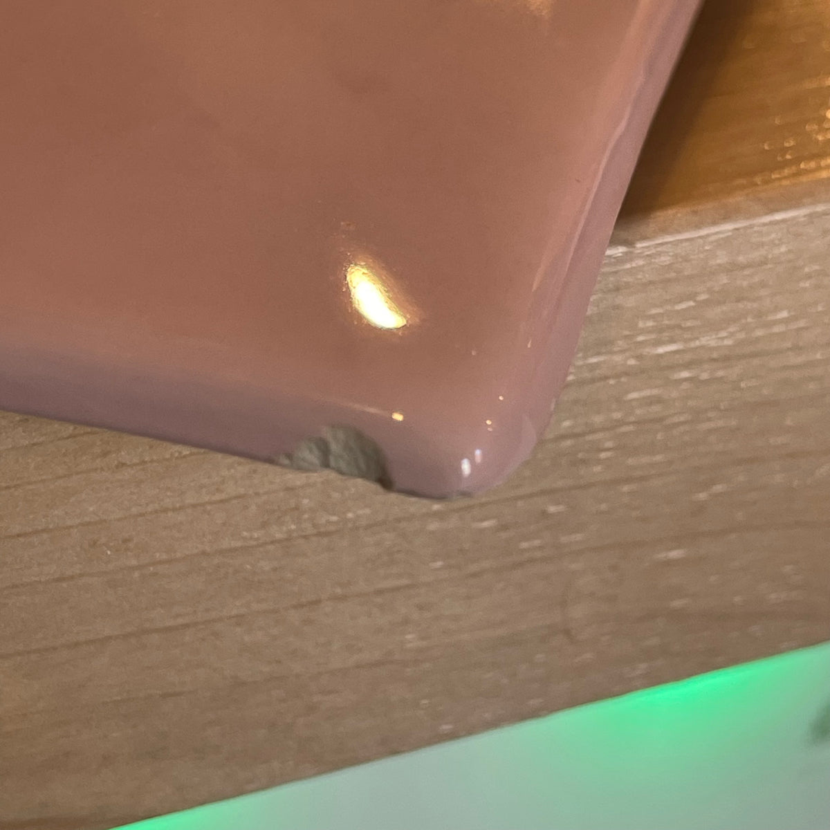 Pink Square Plate