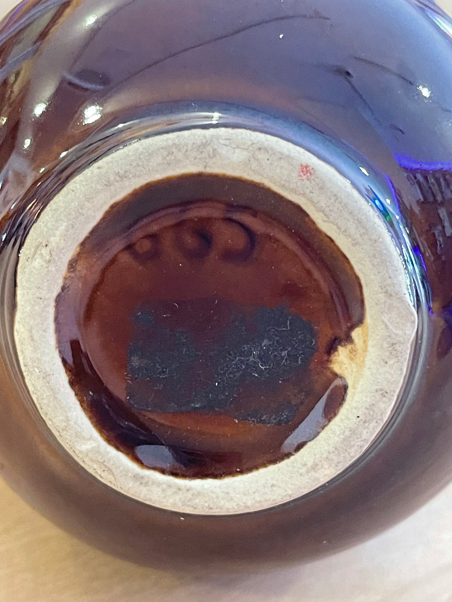 Dryden Art Pottery Pitcher Jug Brown Drip Glaze