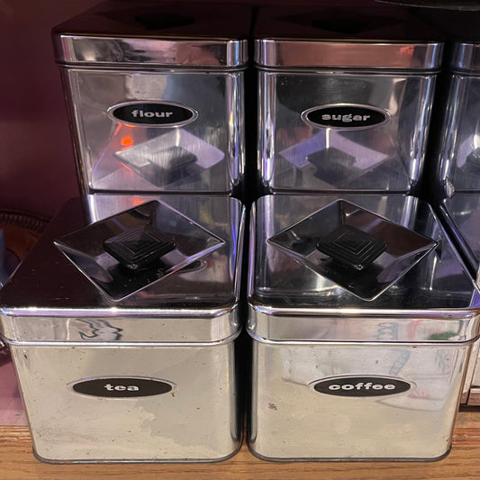 Set of 4 Masterware Canisters